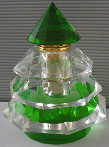 crystal perfume bottle