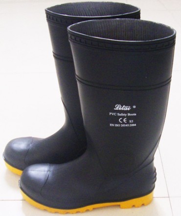 pvc safety boots