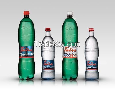 mineral water, sparkling water, carbonated mineral water, flavoured mineral water