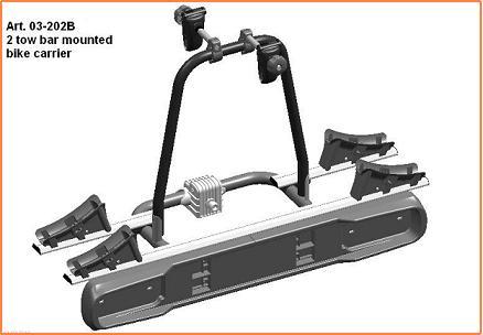 tow bar bike carrier