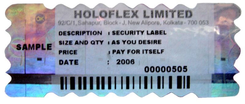 holographic smart label