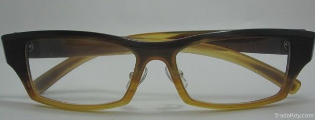 Black Round Ox Horn / Cleat / Buffalo Horn Handmade Eyeglasses For Cel