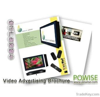 3.5 inch Video Ad Brochures