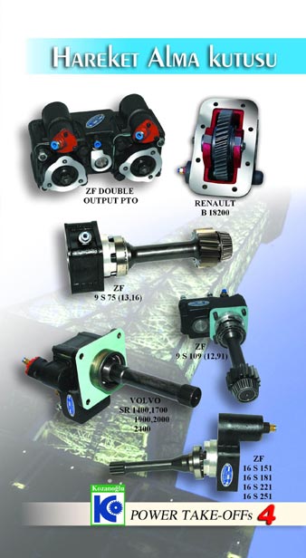 PTO's and pumps for mobile hydraulic applications.