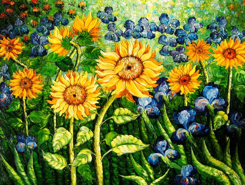 flowers paintings