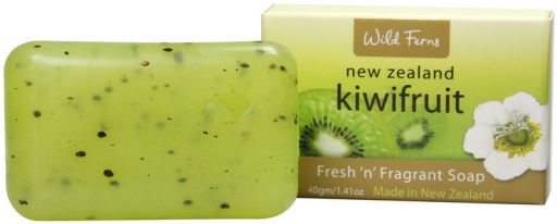 Hotel amenities kiwifruit soap