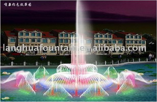 music fountain projects colourful drawing design