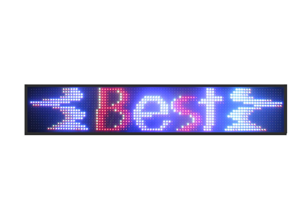 Full Color 420mm 1line x 6column LED display