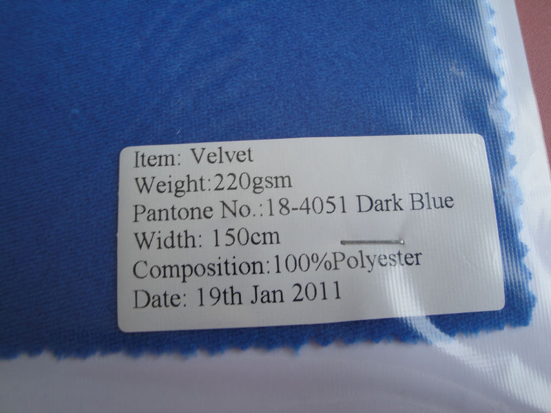 we want to sell velvet used for baby wear