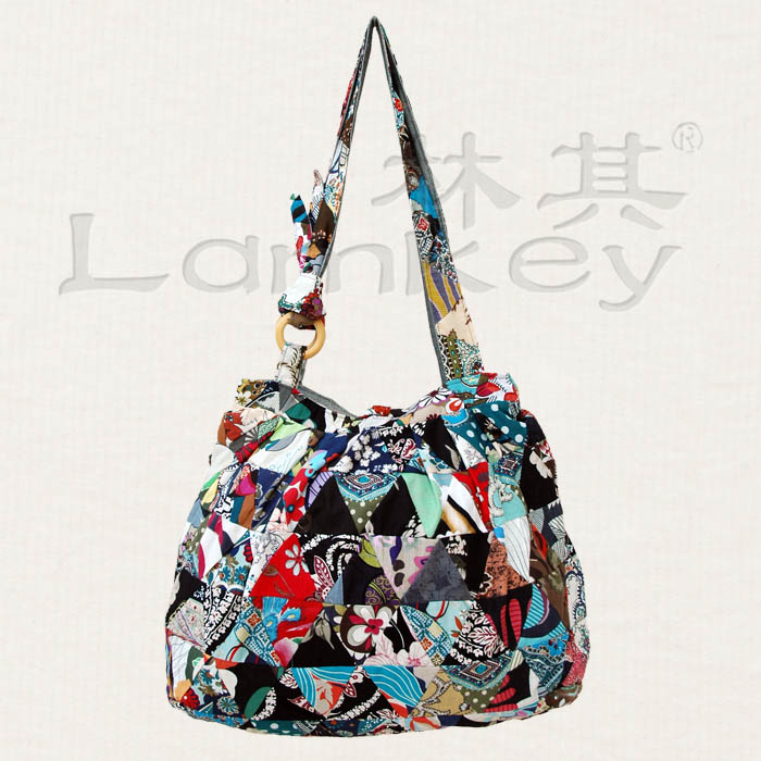 lamkey patchwork bag(#98)