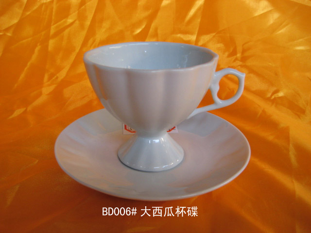 porcelain ceramic cup and saucer