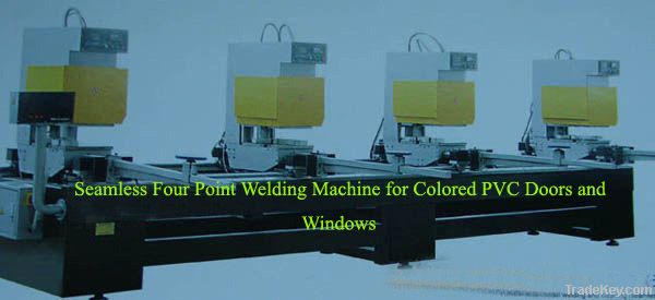 Seamless Four Point Welding Machine for Colored PVC Doors and Windows