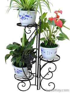 Wrought Iron Flower Stand Pots Handcraft