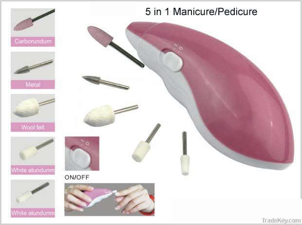 5 in 1 Electric Manicure Pedicure Set