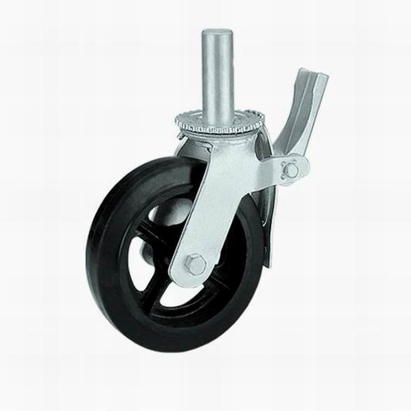 scaffold caster with brake