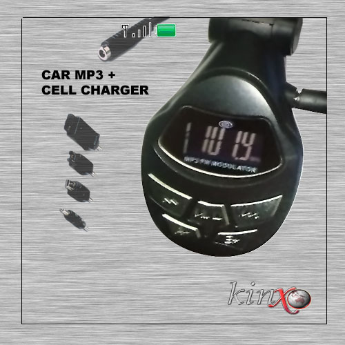 Car Mp3 Plus Mobile Charger