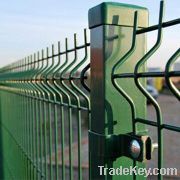 PVC coated mesh fence