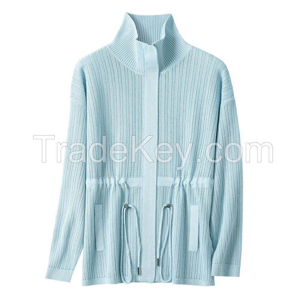 2026 Lady's Woollen Sweater Wool blended lurex yarn