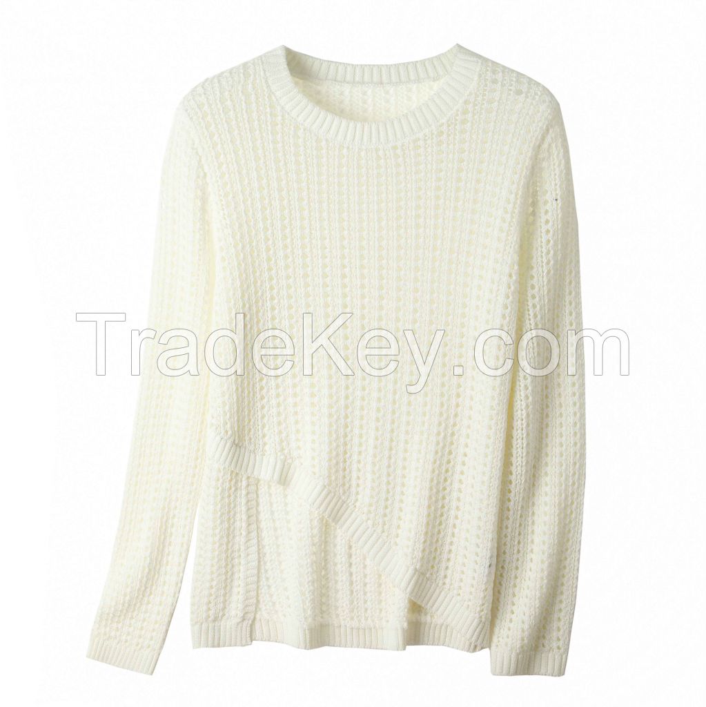 2026 Lady's Woollen Sweater Unique design sense