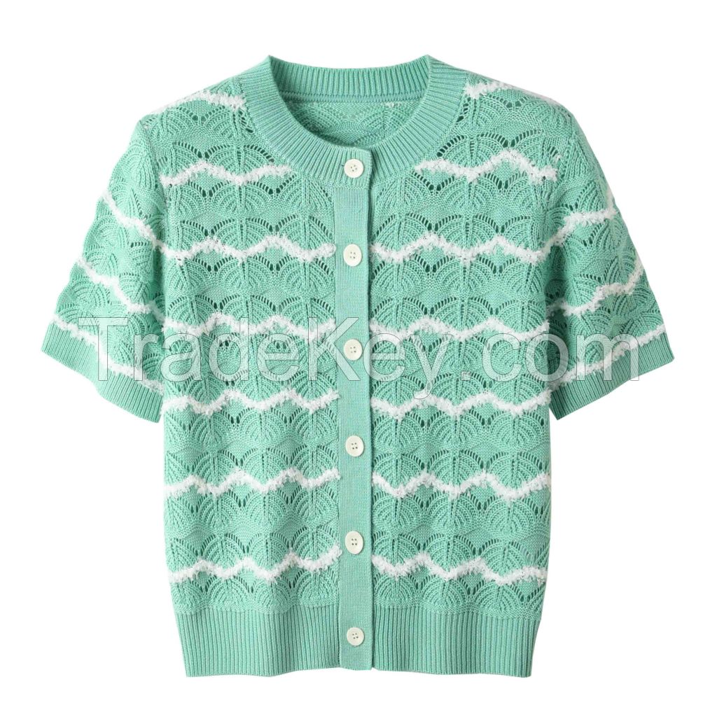 2026 Lady's Woollen T-Shirts Casual and versatile