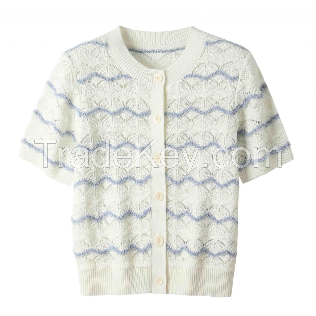 2026 Lady's Woollen T-Shirts Casual and versatile