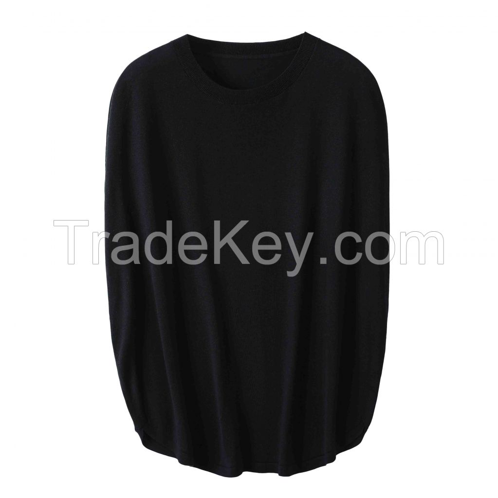2026 Lady's Lyocell Costume Round neck Knit Pullover