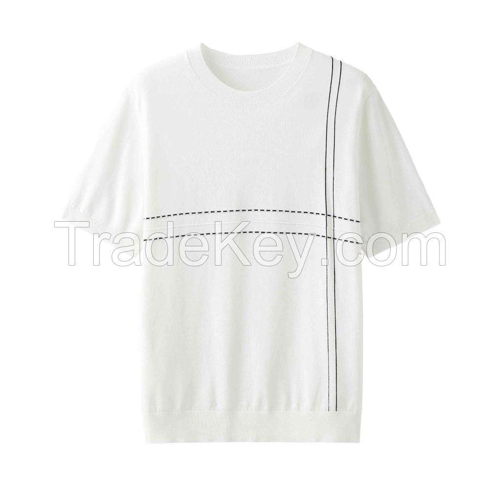 2026 Men's T-Shirt  Crewneck Short-sleeved Top