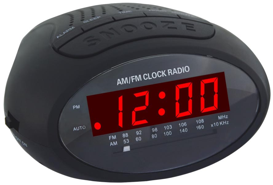 AM/FM LED ALARM CLOCK RADIO 368