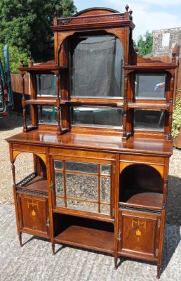 Inlaid rosewood parlour cabinet