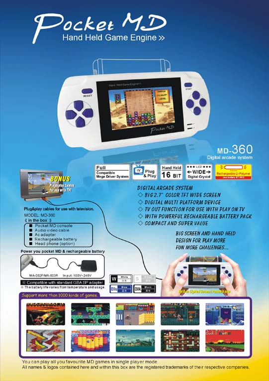 pocket game consoles