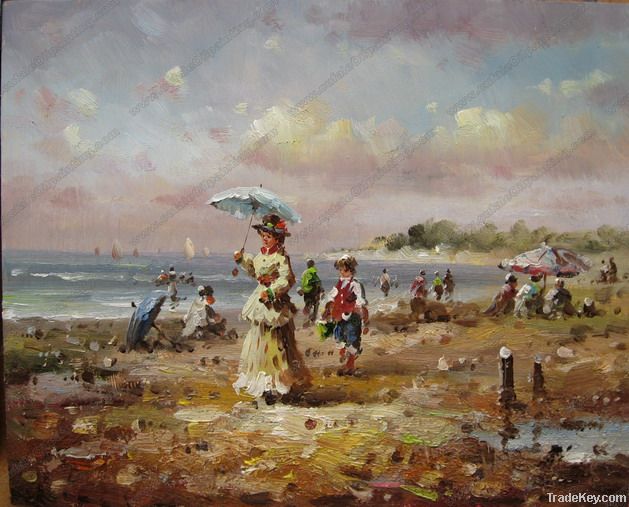 Beach Oil Painting BC081