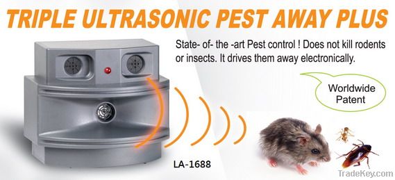 Triple Ultrasonic Pest Away Plus (3 speaker)