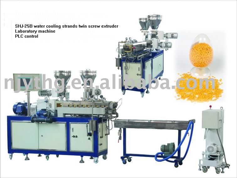 SHJ-25 water cooling strands twin screw extruder