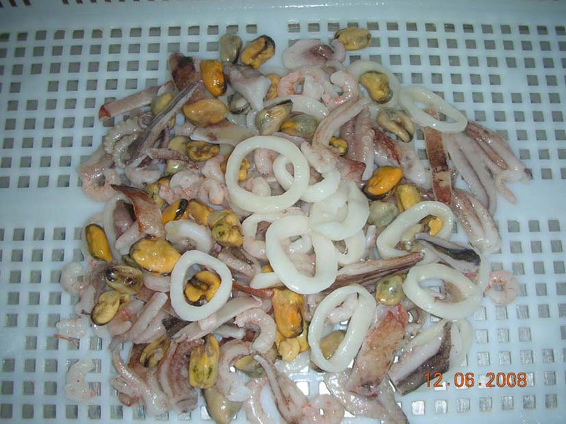 frozen seafood mix