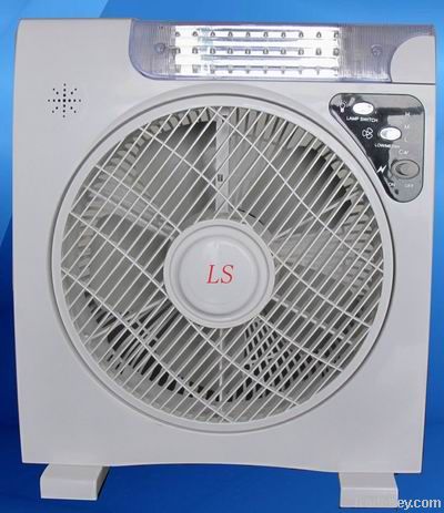 12'' Rechargeable Emergency Box Fan with LED light