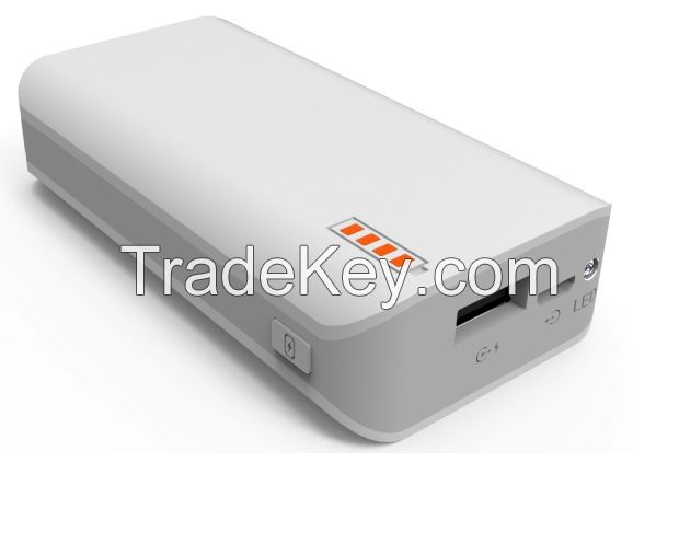 5200mAh power bank sinle usb charger for iPhone, iPad, Samsung Galaxy, Android phone, Tablet PC