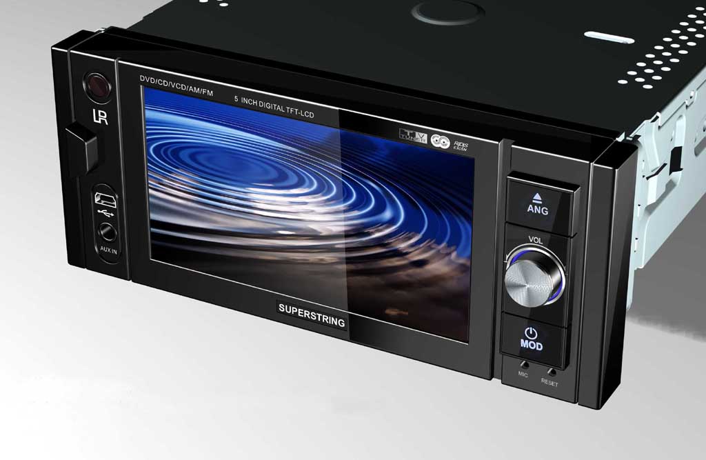 890, 5.0" Car DVD Player/DVB-T Receiver with Built-in GPS and I-pod