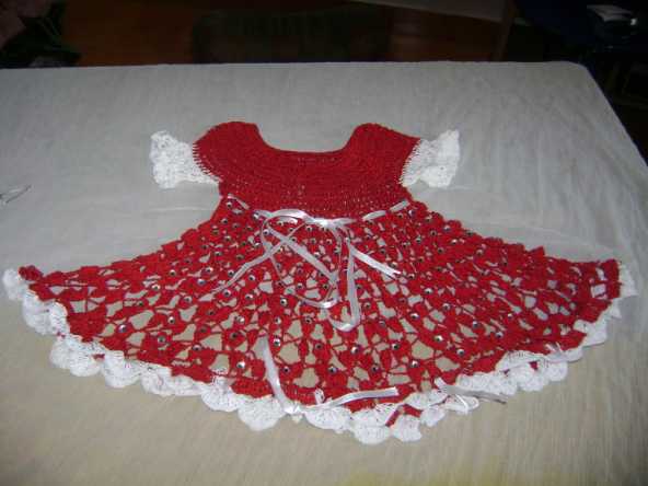 Crochet Party Dress
