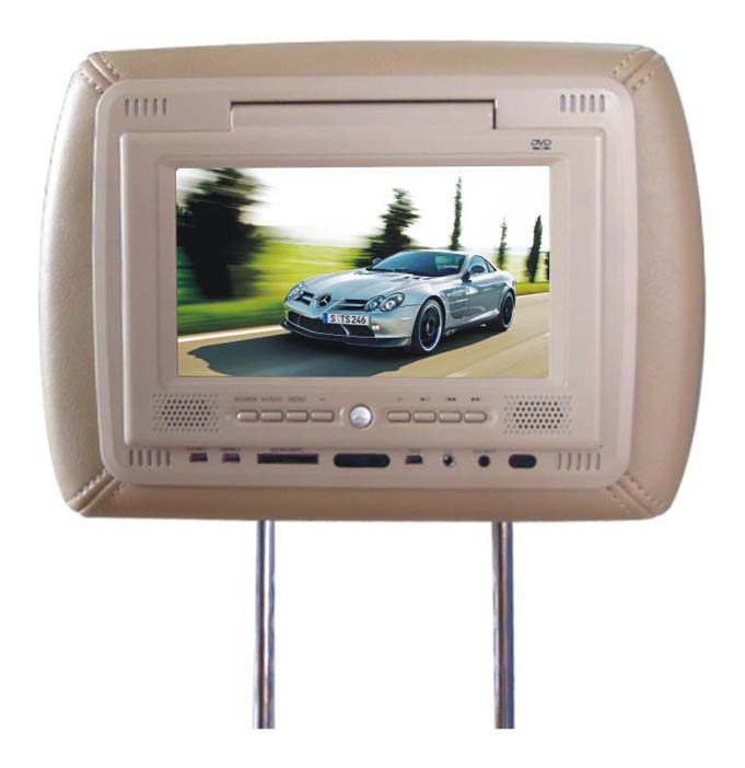 7â€œ headrest dvd