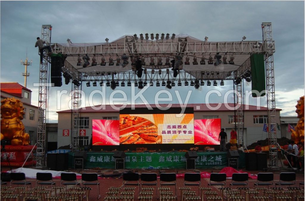 heavy duty roofing stage truss