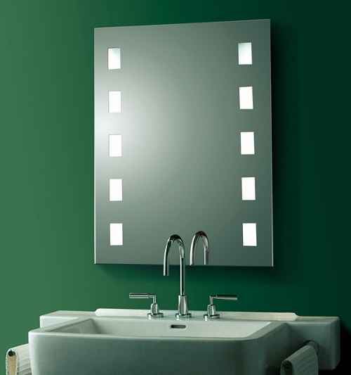 illuminated bathroom mirror, led bathroom mirror, lighted bath mirror