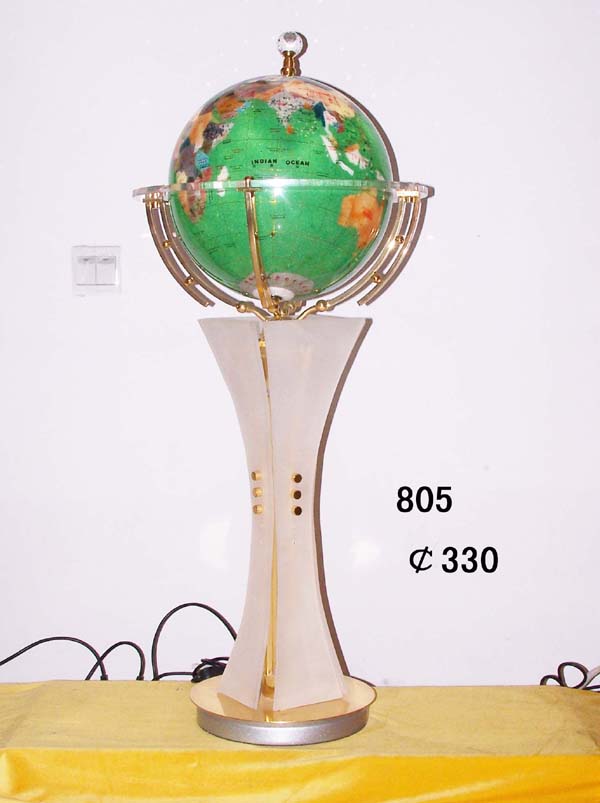 Globe with light