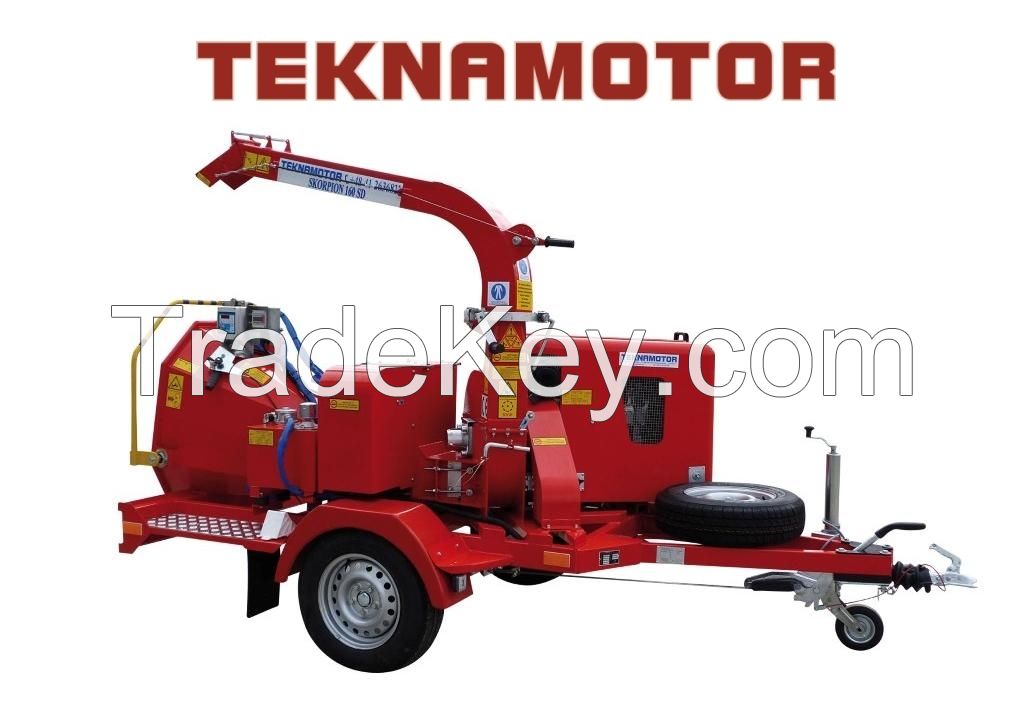 Wood chipper Skorpion 160 SD - Tekanmotor