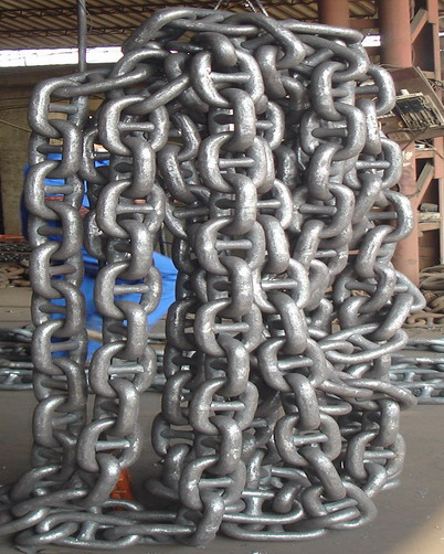 stud link anchor chain