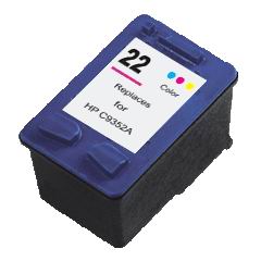 remanufactured inkjet cartridge for HPC9352A(22A)