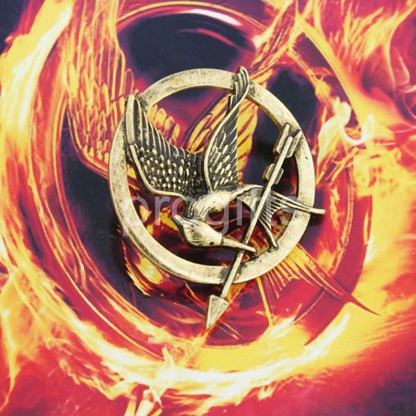 The Hunger Games Movie Antique Mockingjar Prop Pre Brooch Pin