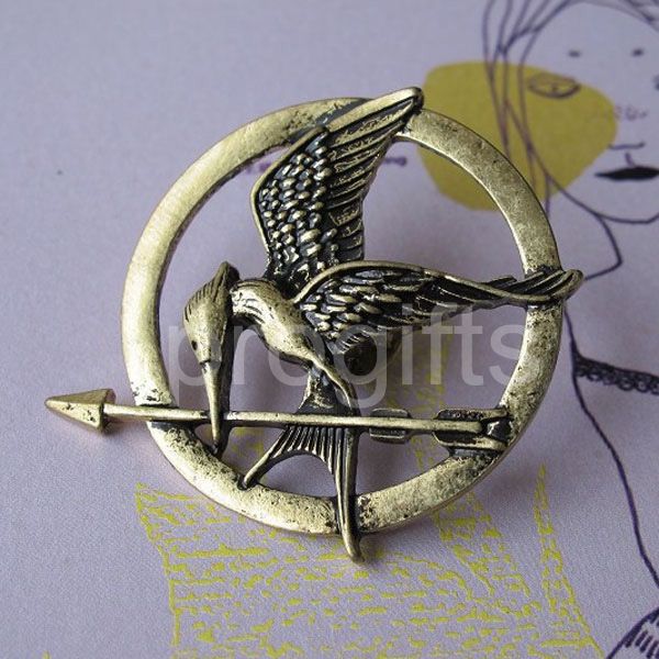 The Hunger Games Movie Antique Mockingjar Prop Pre Brooch Pin