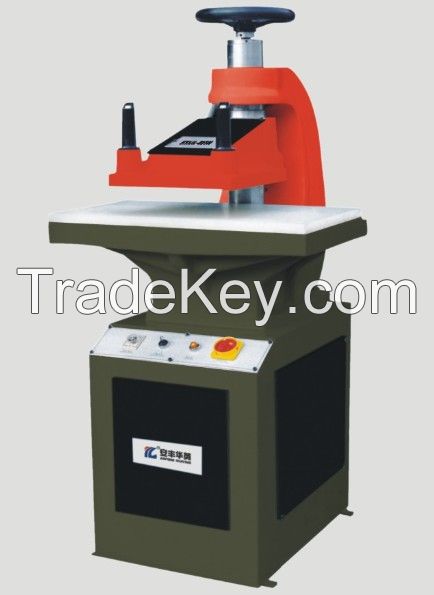 Hydraulic pressure swing arm cutting machine