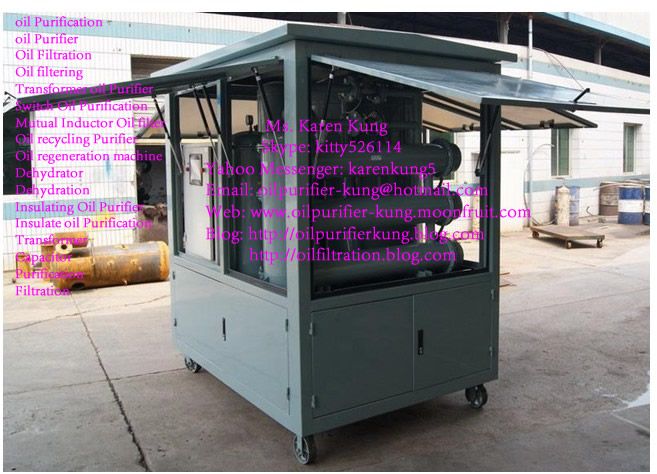 Ultra-high Voltage Oil Purifier/ Transformer Oil Purification/ oil filtration