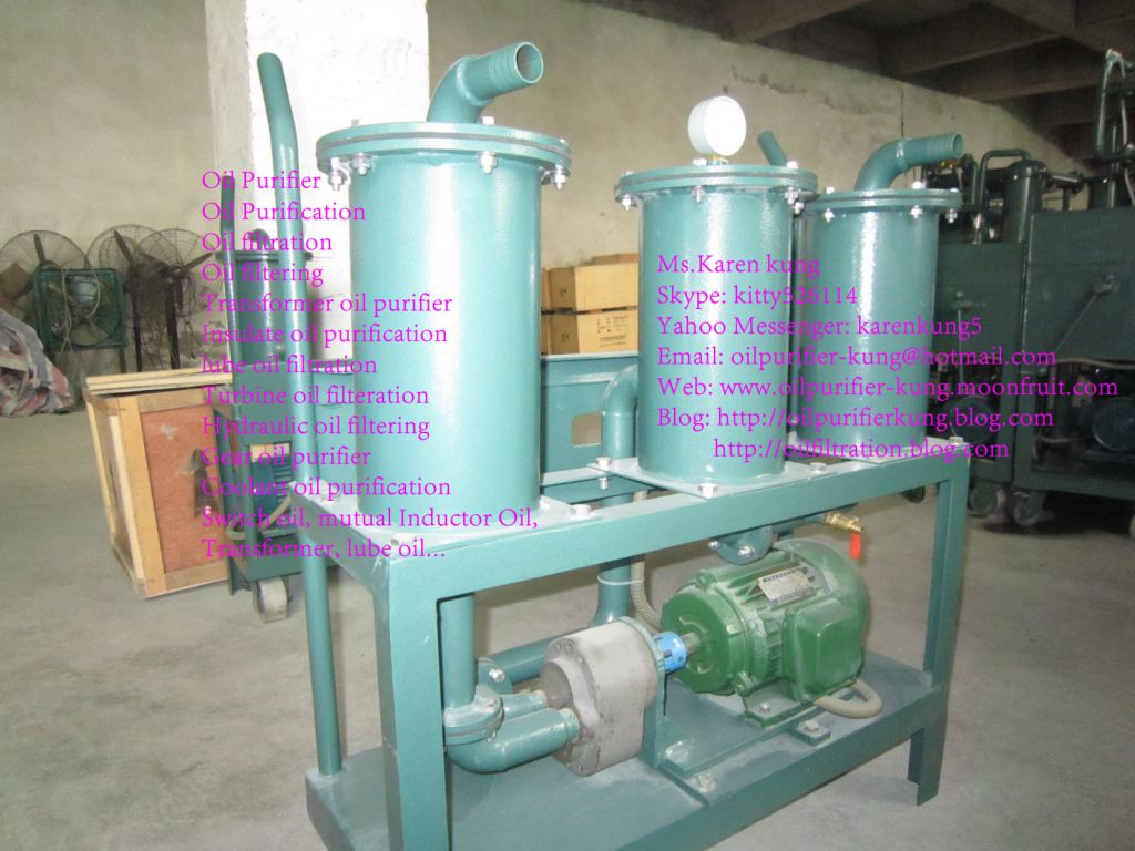 High Quality Oil Filtration machine for clean impurity